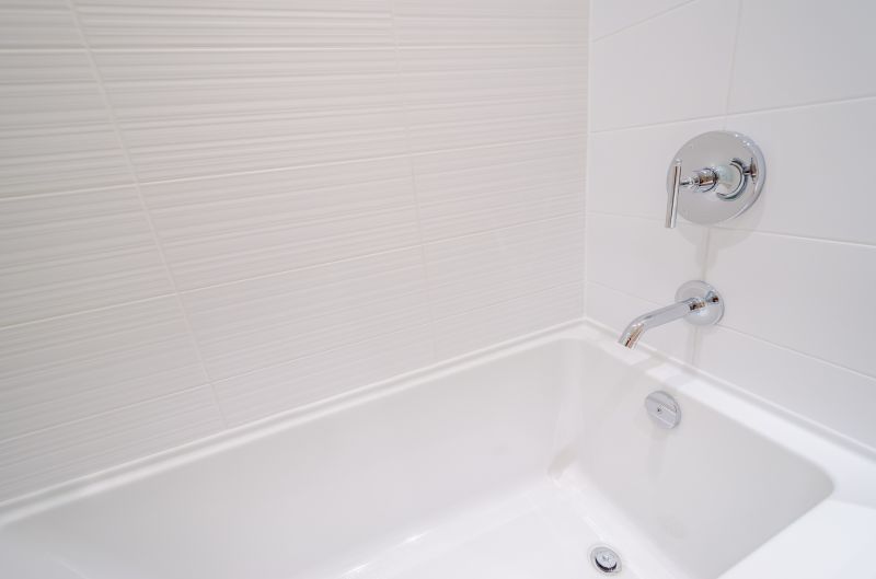 Bathroom Renovation Featuring Refinished Tub